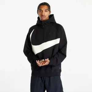 Nike Swoosh Men's 1/2-Zip Hoodie Black/ Coconut Milk/ Black #1552743