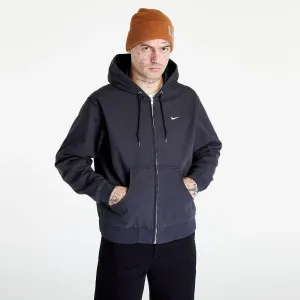 Nike Life Men's Padded Hooded Jacket Off Noir/ White #738571