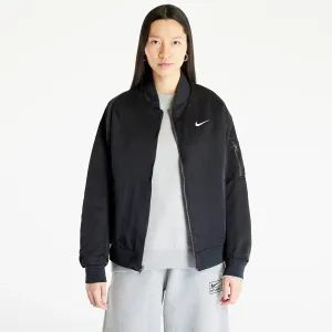 Nike Sportswear Women's Varsity Bomber Jacket Black/ Black/ White #1194794
