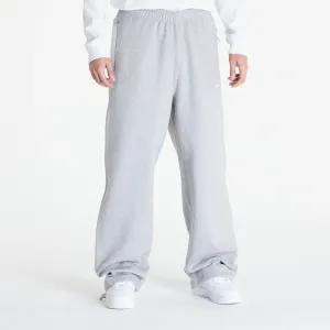 Nike Solo Swoosh Men's Open-Hem Brushed-Back Fleece Pants Dk Grey Heather/ White #1810187