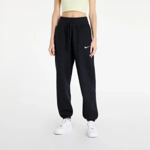 Nike Sportswear Phoenix Fleece Women's High-Waisted Oversized Sweatpants Black/ Sail #1784264