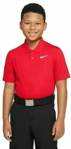 Nike Dri-Fit Victory Boys Golf Polo University Red/White L