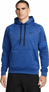 Nike Therma-FIT Hooded Mens Pullover Blue Void/ Game Royal/Heather/Black M Fitness Sweatshirt