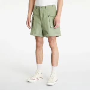 Nike Life Men's Woven P44 Cargo Shorts Oil Green/ White #1392413