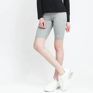 Nike NSW Essential Medium-Rise Biker Shorts Dk Grey Heather/ White #1627987