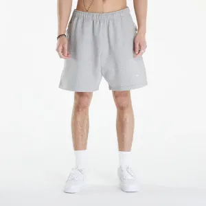 Nike Solo Swoosh Men's Fleece Shorts Dk Grey Heather/ White #1910404