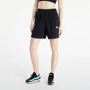 Nike Sportswear French Terry Fleece High-Rise Shorts Black #723754