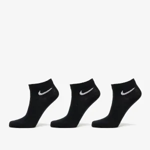 Nike Everyday Lightweight Ankle Socks 3-Pack Black #720165