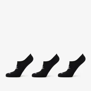 Nike Everyday Plus Cushioned Footie 3-Pack Socks Black/ White #729812