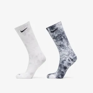 Nike Everyday Plus Cushioned Tie-Dye Crew Socks 2-Pack Multi-Color #1617284