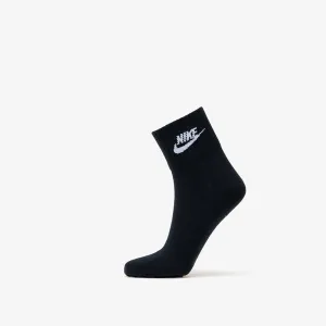 Nike Sportswear Everyday Essential Ankle Socks 3-Pack Black/ White #717856
