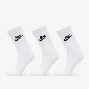 Nike Sportswear Everyday Essential Crew Socks 3-Pack White/ Black #1307425