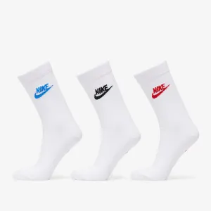 Nike Sportswear Everyday Essential Crew Socks 3-Pack White/ Multicolor #1350703