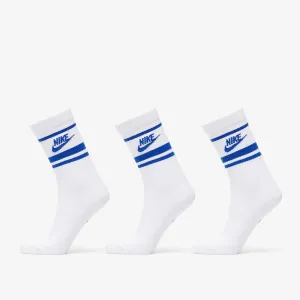 Nike Sportwear Everyday Essential Crew Socks 3-Pack White/ Game Royal #1017258