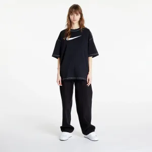Nike Sportswear Swoosh Women's Oversized T-Shirt Black/ Black/ White/ White #1013124