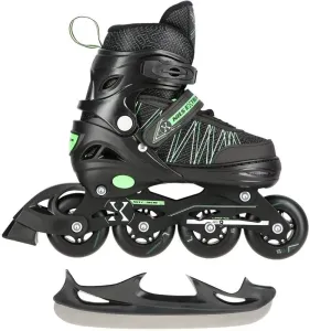 Nils Extreme NH11912 2in1 Roller Skates Green 31-34