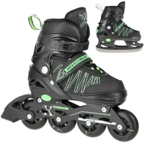 Nils Extreme NH11912 2in1 Roller Skates Green 35-38