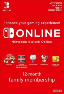 Nintendo Switch Online Family Membership - 12 Months eShop Key UNITED STATES