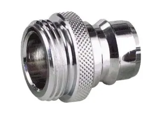 Nito Straight Male Hose Coupling 3/4in Nipple to Threaded, 3/4 in BSP Male, Stainless Steel
