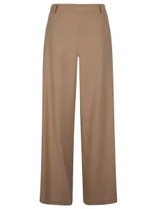 NIU' - Cotton Blend Wide-leg Trousers #1762112
