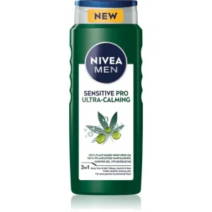 Nivea Men Sensitive Pro Ultra Calming shower gel for face, body and hair 500 ml