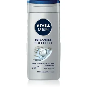 Nivea Men Silver Protect shower gel for men 250 ml
