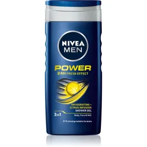 Nivea Power Refresh shower gel 250 ml