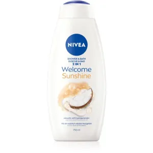 Nivea Welcome Sunshine shower gel and bubble bath 750 ml