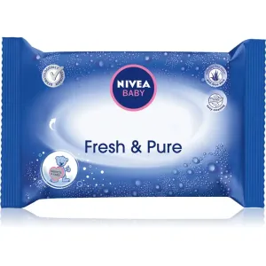 Nivea Baby Fresh & Pure cleansing wipes with aloe vera 63 pc #220546