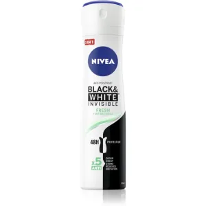 Nivea Invisible Black & White Fresh antiperspirant spray for women 150 ml