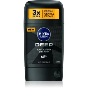 Nivea Men Deep antiperspirant stick for men Black Carbon Dark Wood 50 ml