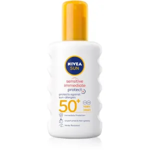Nivea Sun Protect & Sensitive protective sunscreen spray SPF 50+ 200 ml #240107