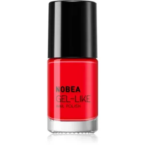 NOBEA Day-to-Day Gel-like Nail Polish gel-effect nail polish shade Ladybug red #N08 6 ml