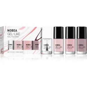 NOBEA Day-to-Day Deep Dream Set nail polish set Nude mood
