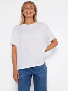 Noisy May Mathilde T-shirt White