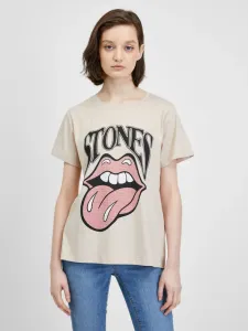 Noisy May Nate T-shirt Beige #204511