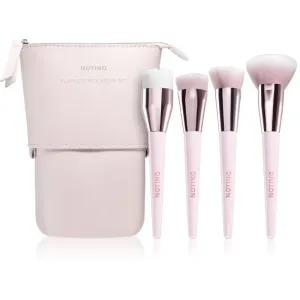 Notino Glamour Collection Flawless Face Brush Set brush set with a pouch #261945