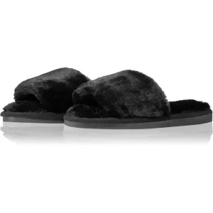 Notino Luxe Collection Fluffy slippers slippers Black