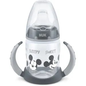 NUK First Choice Mickey Mouse training cup with handles 6m+ Grey 150 ml #281638