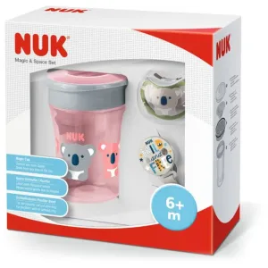 NUK Magic Cup & Space Set gift set for children Girl 3 pc