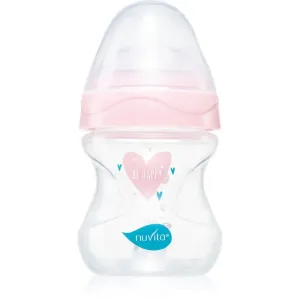 Nuvita Cool Bottle 0m+ baby bottle Transparent pink 150 ml