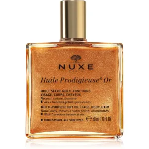 Nuxe Huile Prodigieuse Or multipurpose dry oil with shimmer for face, body and hair 50 ml