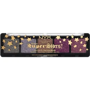 NYX Professional Makeup Gimme SuperStars! Shadow Palette Eyeshadow Palette Shade 02 - Kiss My Stars 5x0,9 g