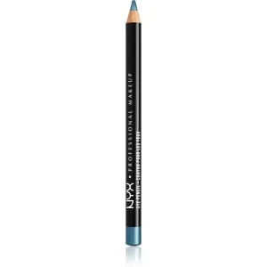 NYX Professional Makeup Eye and Eyebrow Pencil precise eye pencil shade 910 Satin Blue 1.2 g