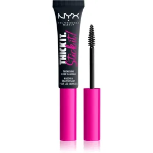 NYX Professional Makeup Thick it Stick It Brow Mascara brow mascara shade 08 - Black 7 ml