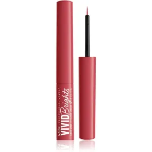 NYX Professional Makeup Vivid Brights liquid eyeliner shade 04 On Red 2 ml