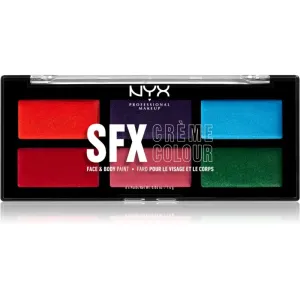 NYX Professional Makeup SFX Face & Body Paint Face Palette for Body and Face Shade 03 - Metals 6x1,4 g