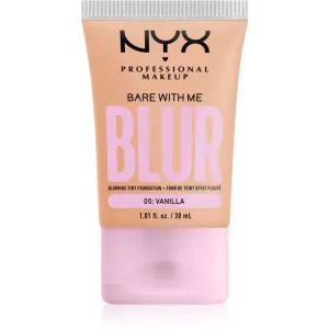NYX Professional Makeup Bare With Me Blur Tint hydrating foundation shade 05 Vanilla 30 ml