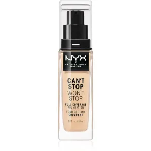 NYX Professional Makeup Can't Stop Won't Stop Full Coverage Foundation full coverage foundation shade 06 Vanilla 30 ml