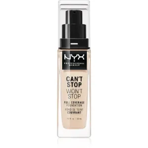 NYX Professional Makeup Can't Stop Won't Stop Full Coverage Foundation full coverage foundation shade 1.5 Fair 30 ml